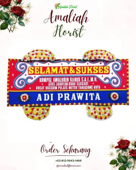 Papan Bunga Ucapan Selamat Cereme Taba