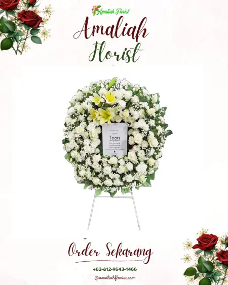 Krans Bunga Duka Cereme Taba