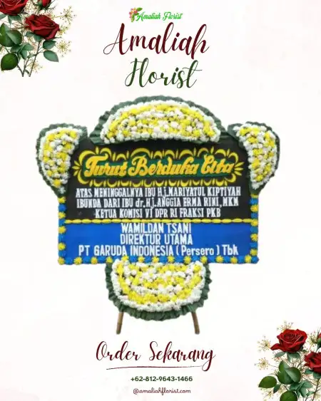 Papan Bunga Duka Cereme Taba